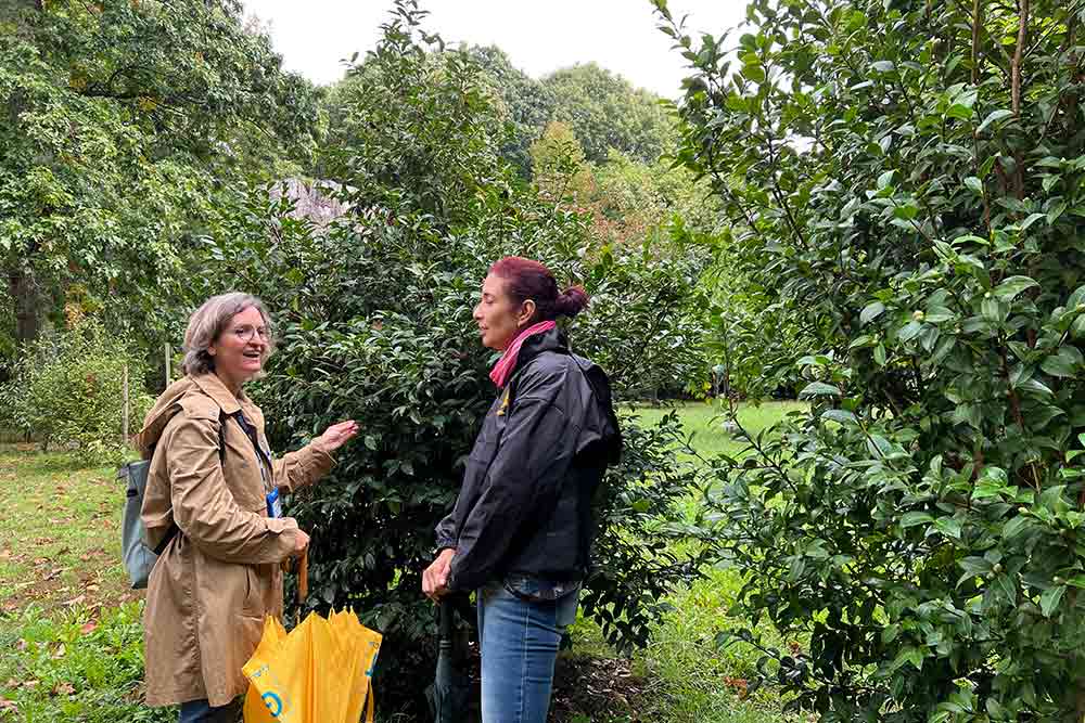 Deux guides sympathiques pour nous faire visiter le parc