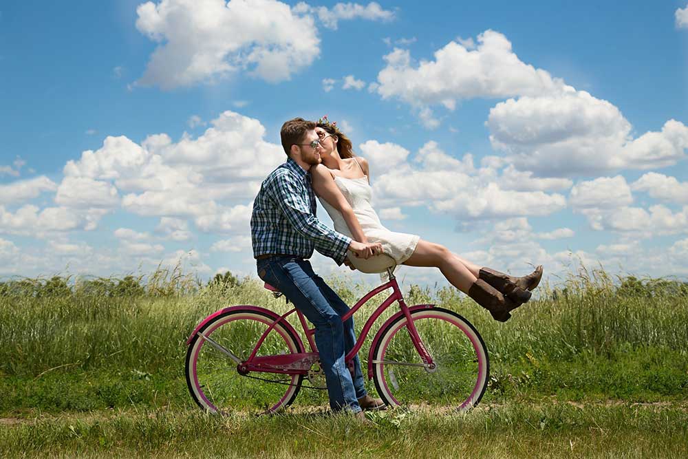 Le vélo favorise les sorties en amoureux