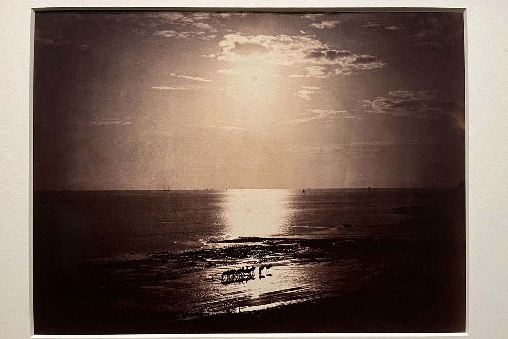 XIXè Siècle - Le Soleil couronné, Normandie, photo de Gustave Le Gray, 1856-57 ©V.Collet