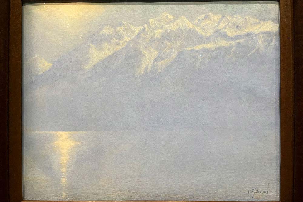 XIXè Siècle - Le Lac Léman par Lucien Lévy-Dhurmer, 1925 ©V.Collet