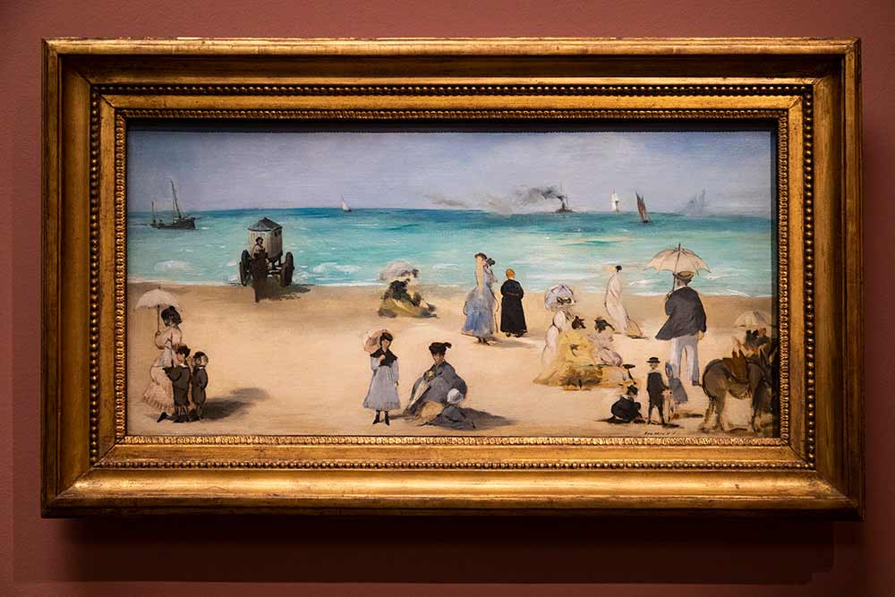 Manet et Degas - Sur la plage de Boulogne d'Edouard Manet