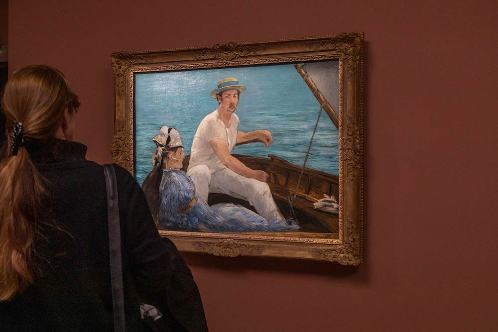En bateau d'Edouard Manet