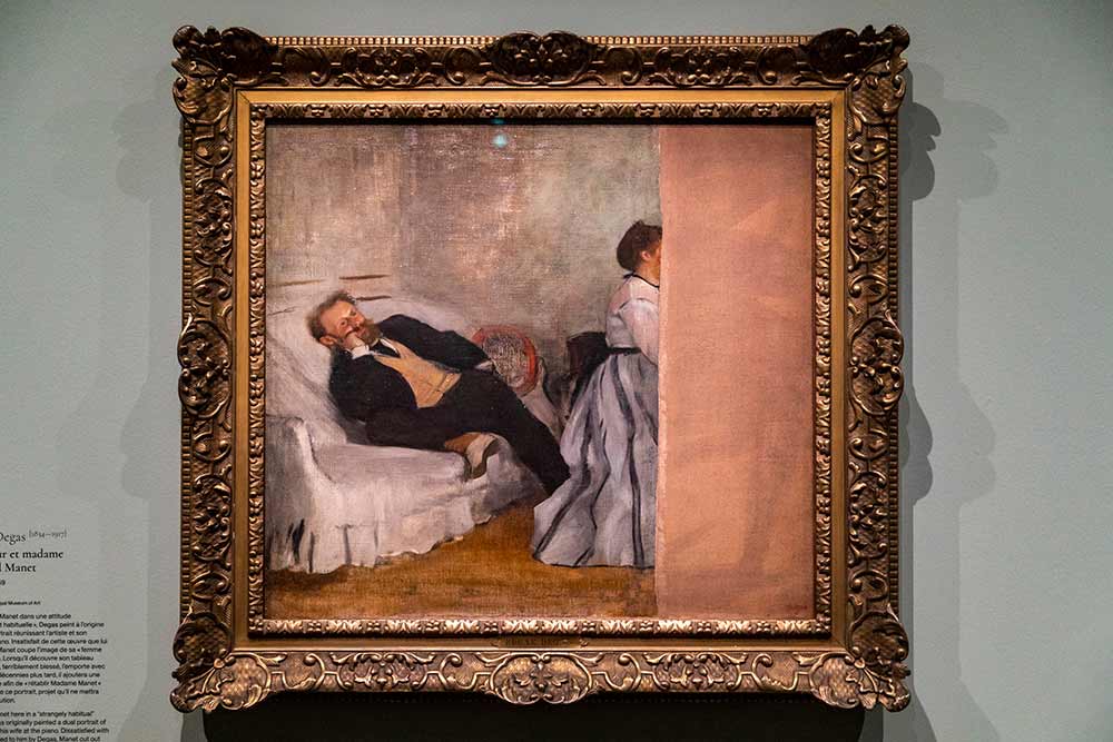 Monsieur et Madane Manet par Edgard Degas