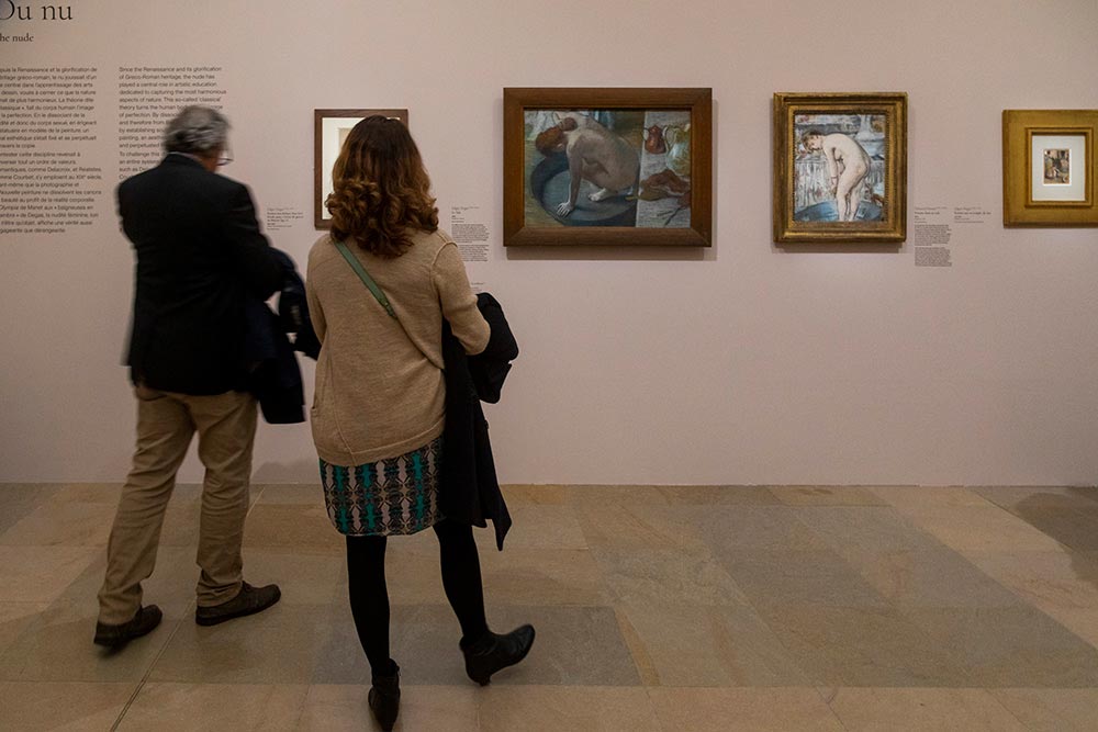 Le Tub, d'Edgar Degas (1886) et Le Tub d'Edouard Manet