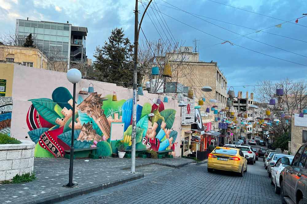 Amman - Street art à amman (vers la Rainbow street)