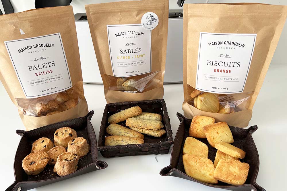 Maison Craquelin - des biscuits savoureux fabriqués avec des produits issus de l'agriculture française