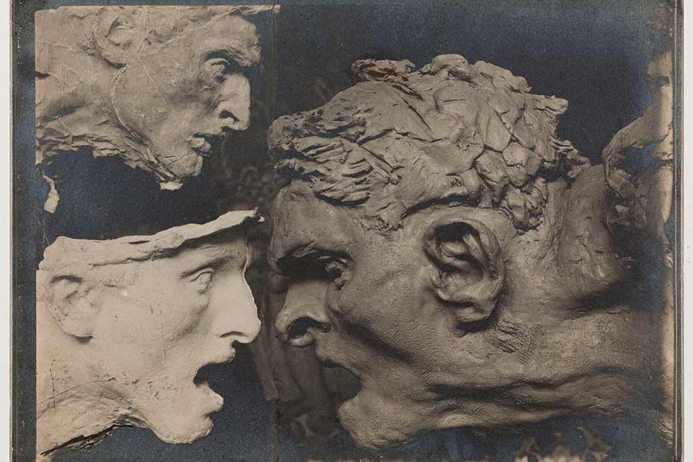 Musée Antoine Bourdelle - Têtes hurlantes, étude pour le Monument aux Morts de Montauban, c 1898 Tirage gélatino-argentique