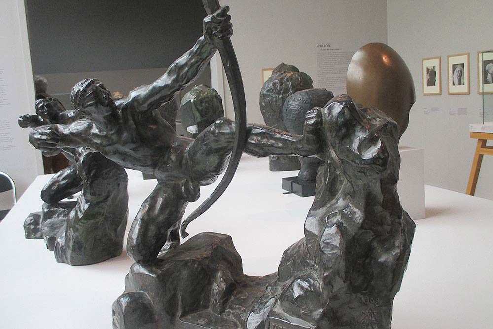 Héraclès archer, et divers petits bronzes 