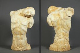 Antoine Bourdelle - Le Centaure mourant, buste recto-verso, étude en plâtre à grandeur d'exécution, 1914 Photo