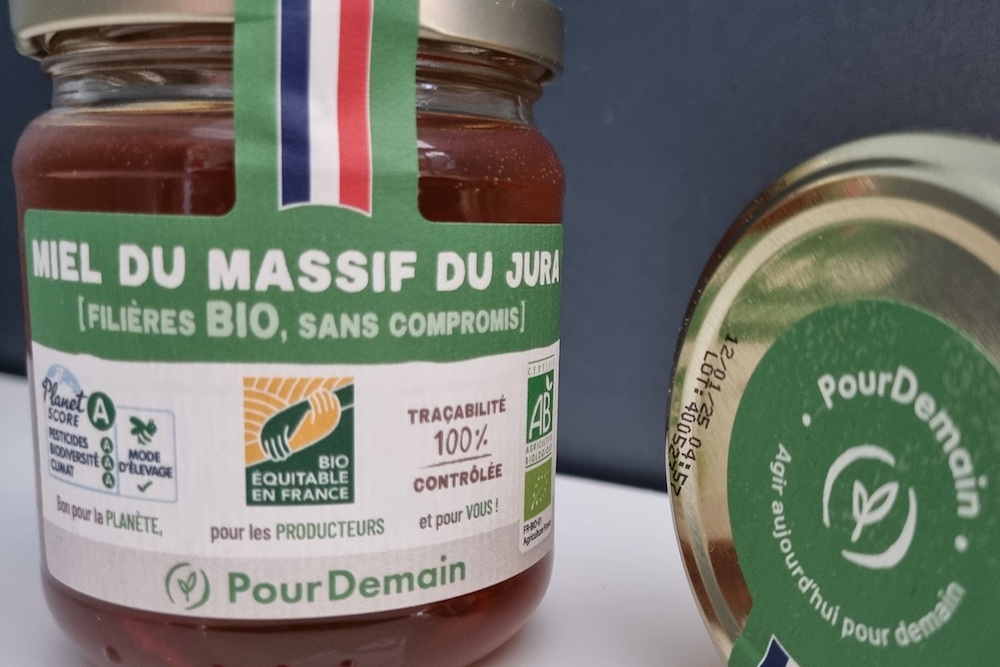 PourDemain : deux miels 100% français et naturels dans la gamme "Bio sans compromis"