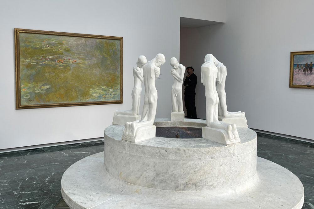 Essen - Sculptures de George Minne et toile de Claude Monet (musée Folkwang)