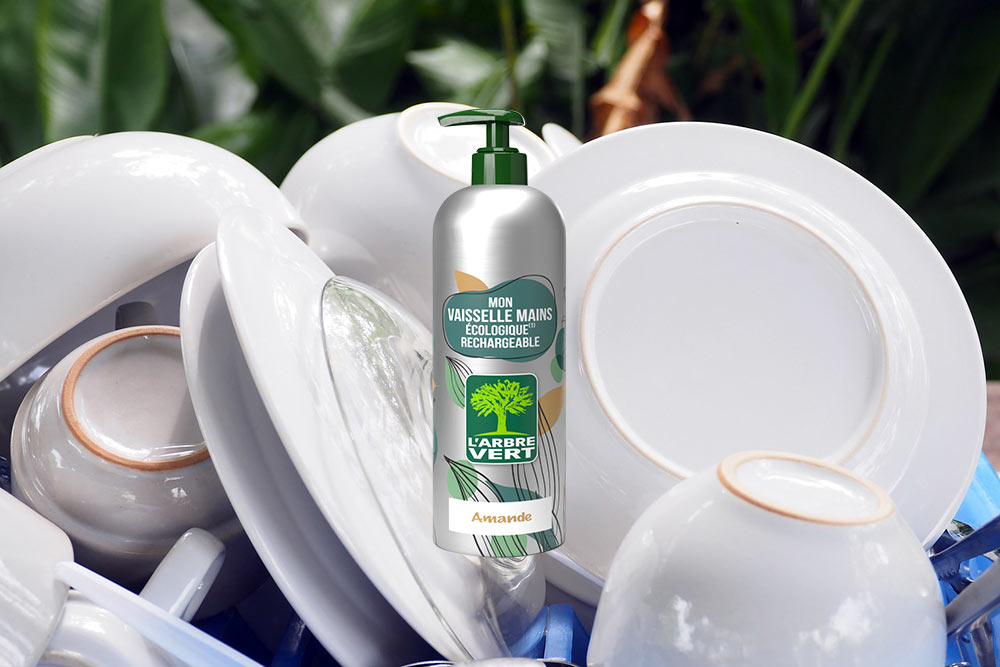 L'Arbre vert Savon de vaisselle écologique pour peaux sensibles