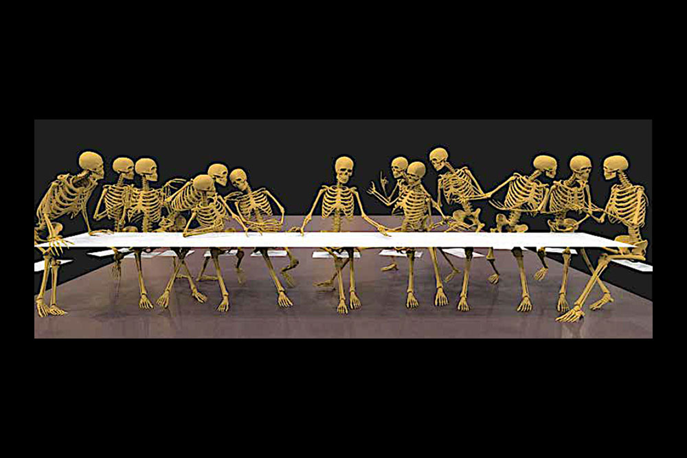  L’anatomie de La Cène en 3D, © Joël Savéan, Christian Lefèvre, François Gaucher.