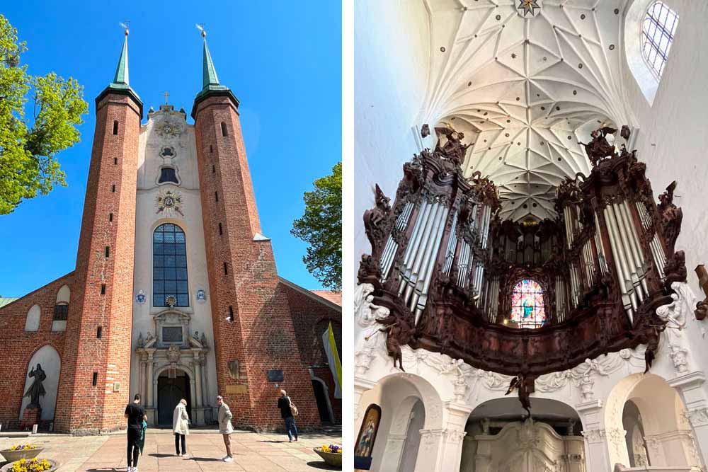 Gdansk - La cathédrale et son orgue baroque