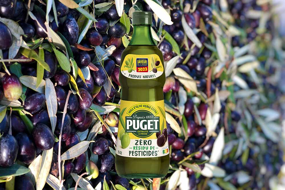 Huile d’olive vierge extra Zéro Résidu de Pesticides signée Puget