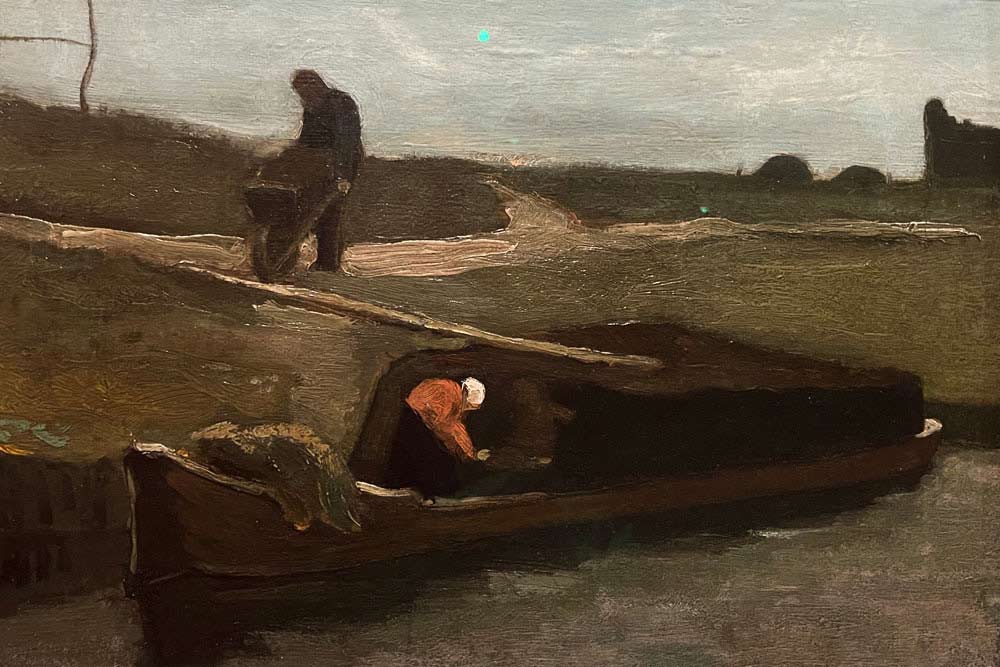 Drenthe - Vincent van Gogh, La barge de tourbe