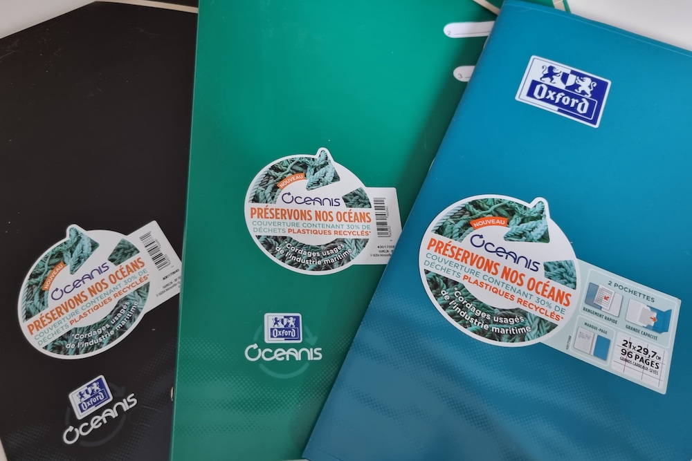 Boîte De Classement Oxford Oceanis - Format 24x32 Cm, Dos 25 Mm, 30% Plastique Recyclé - Couleurs Aléatoires