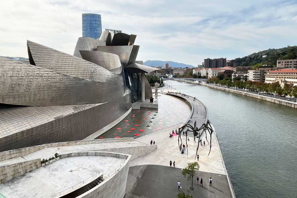 Guggenheim Bilbao - vue côté Ria