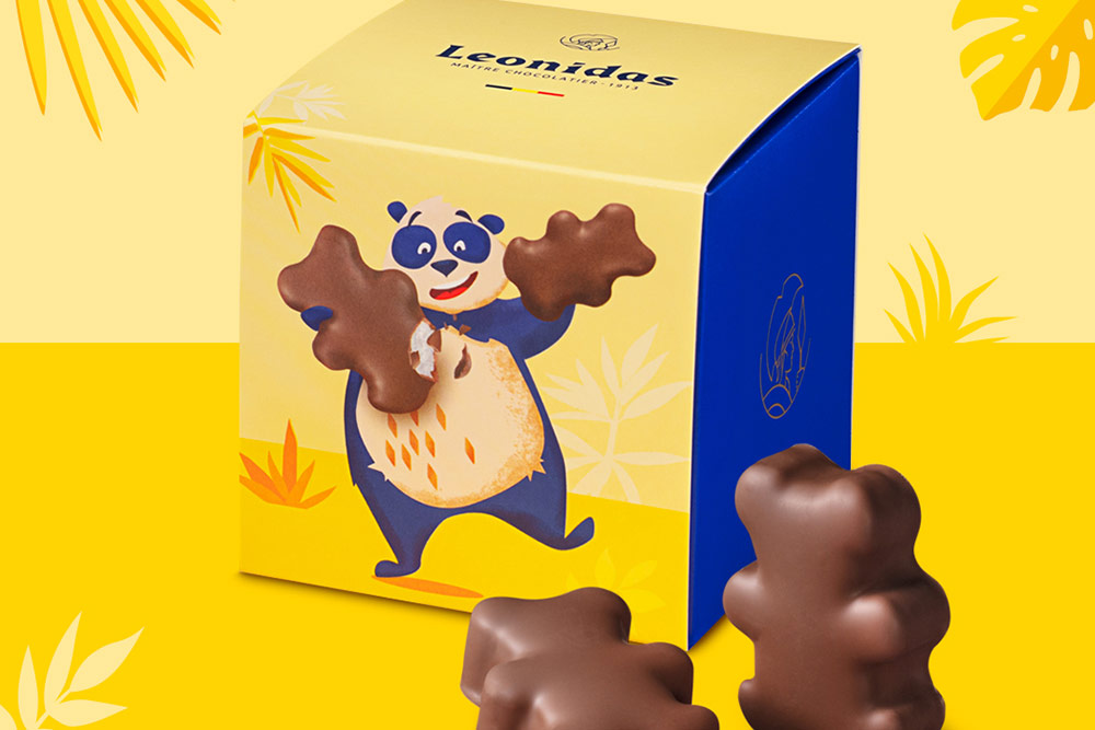 Les animaux - tiennent la vedette dans les chocolats Leonidas