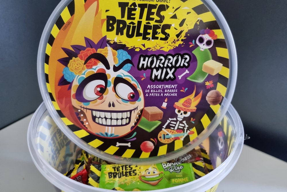 TETES BRULEES : Horror Mix - Assortiment de bonbons acidulés - chronodrive