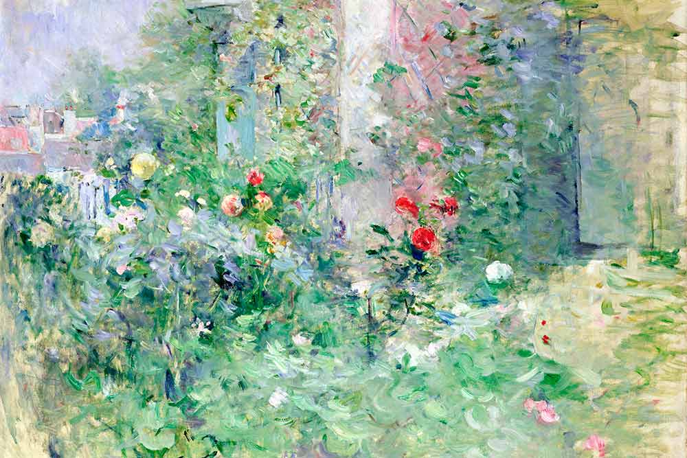 L'Impressionnisme - Berthe Morisot, Le Jardin à Bougival, 1884 Hst 73 x 92 cm, Paris