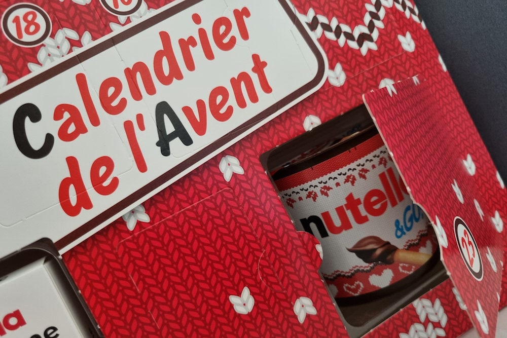 Calendrier De L'Avent Nutella 2024