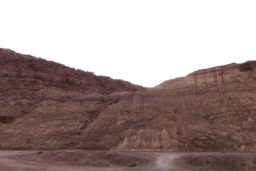 Wadi Rum - Le début des collines du Wadi Araba.