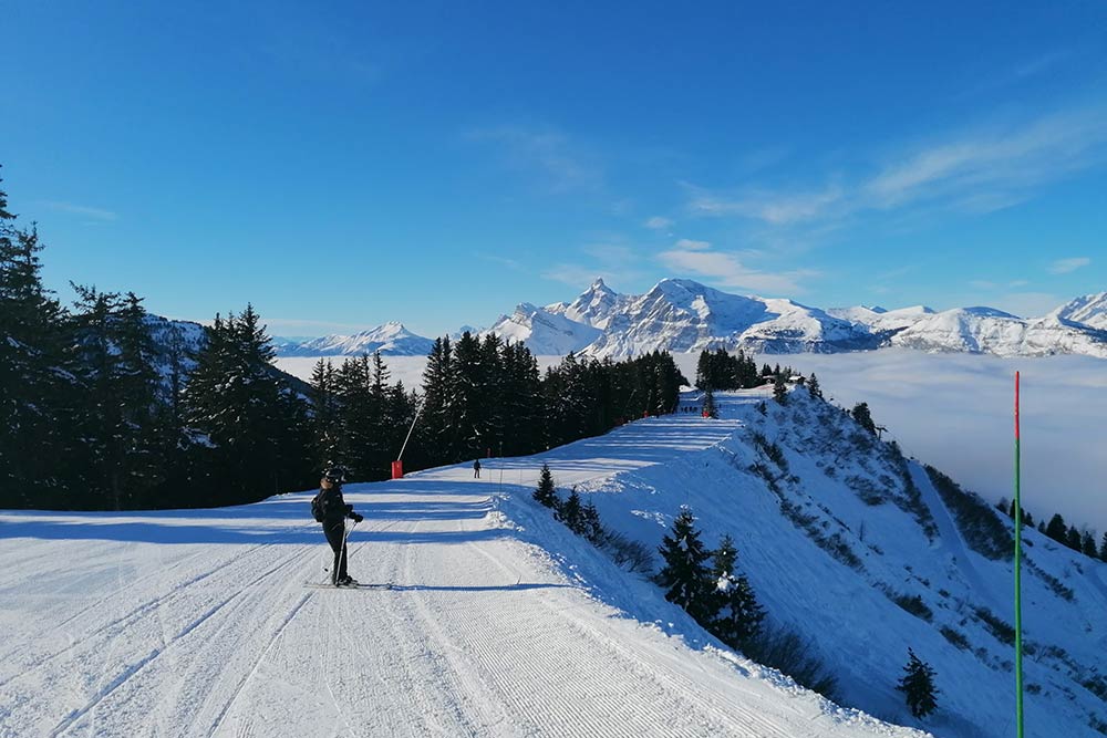 Samoëns - Les skieurs apprécient ce magnifique espace skiable.