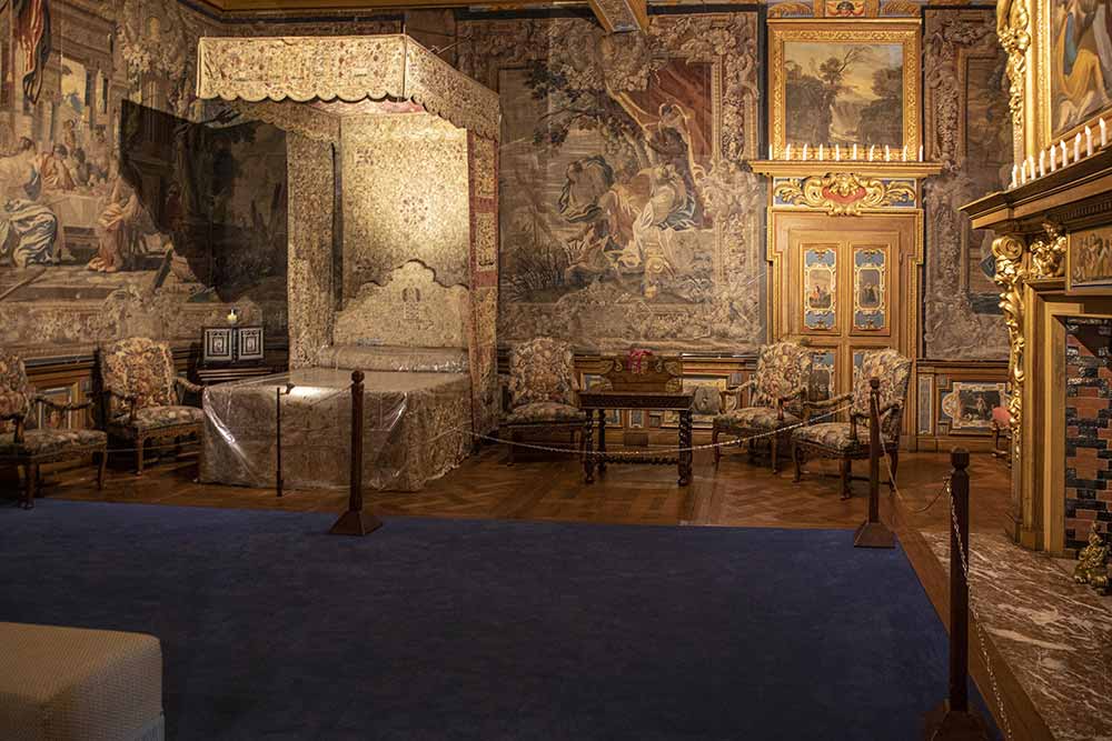 Château de Chevery - La somptueuse chambre du Roi
