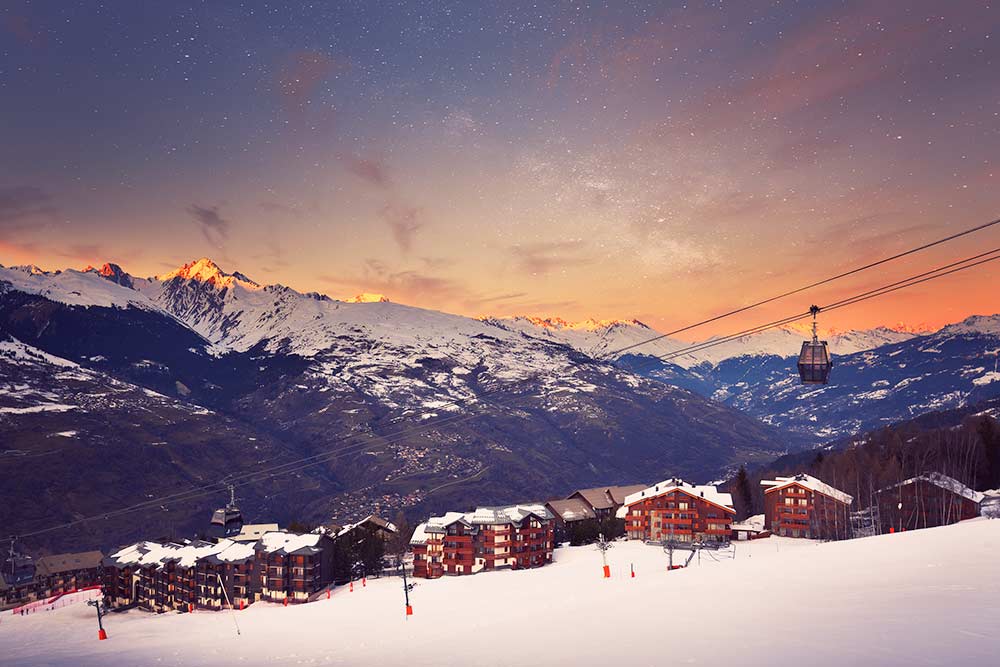 Montalbert est l’un des 11 qui composent la station de La Plagne,l’une des plus grandes stations de ski d’Europe©Olivier Allamand)