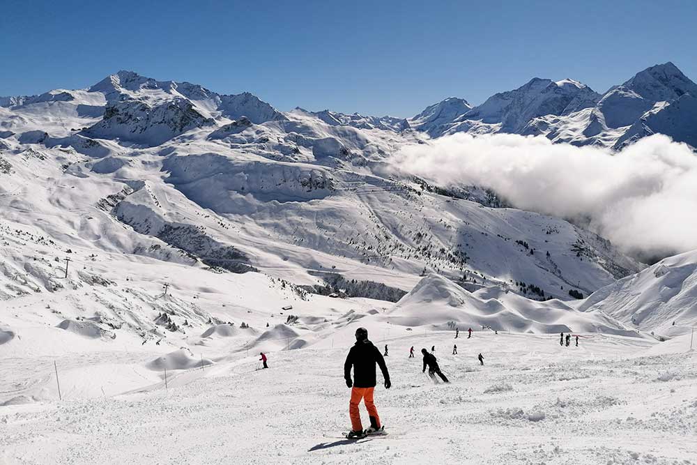 Village-club Miléade - Le départ et le retour skis aux pieds est assuré toute la saison/