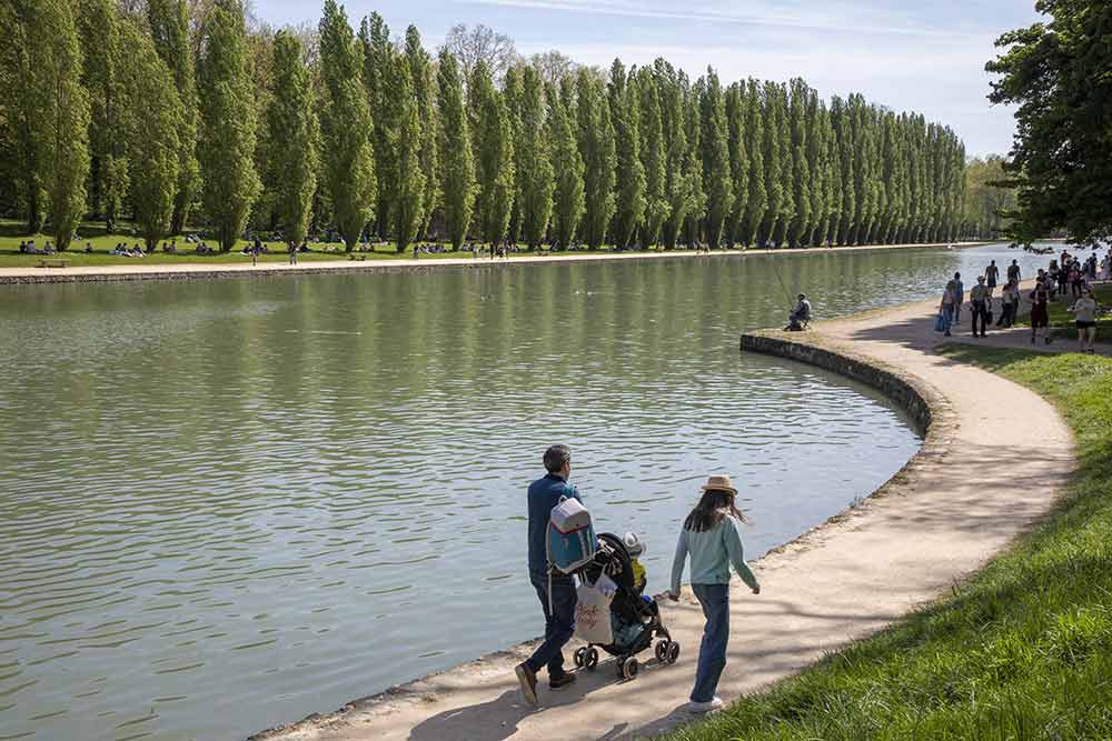Parc de Sceaux - Balade le long du grand canal.