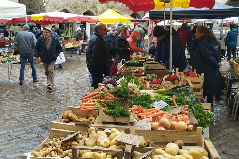 Villefranche-de-Rouergue - Le marché
