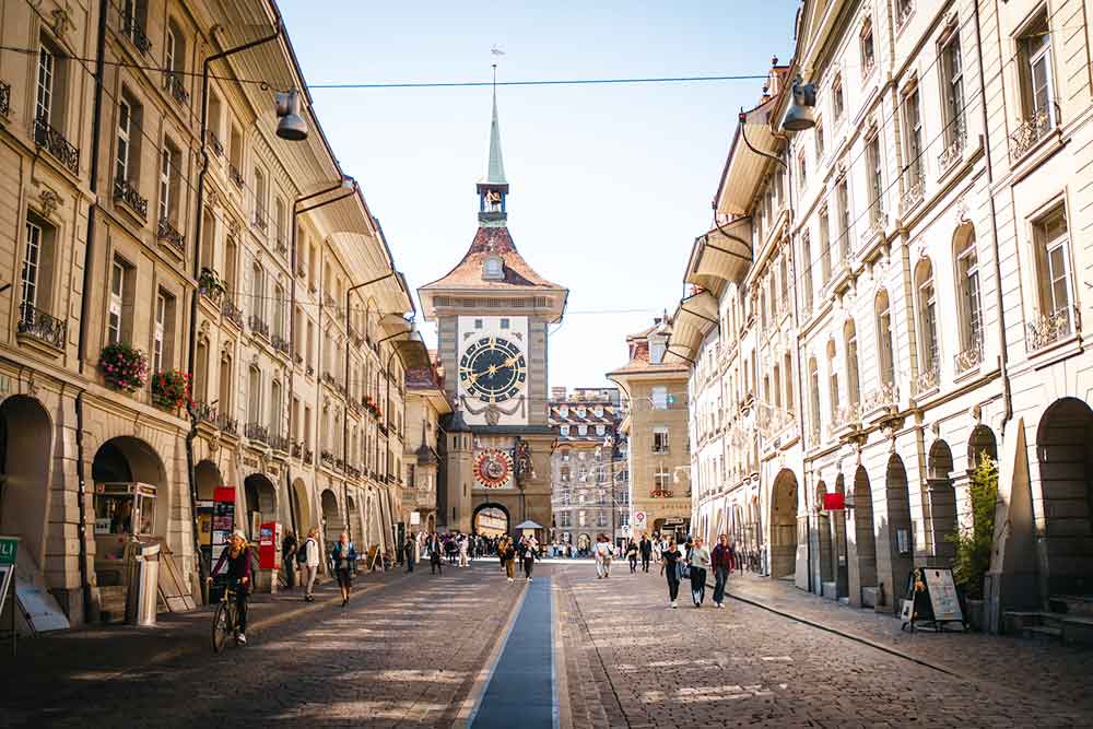 Berne - La tour de l’Horloge, un repère dans la vieille ville