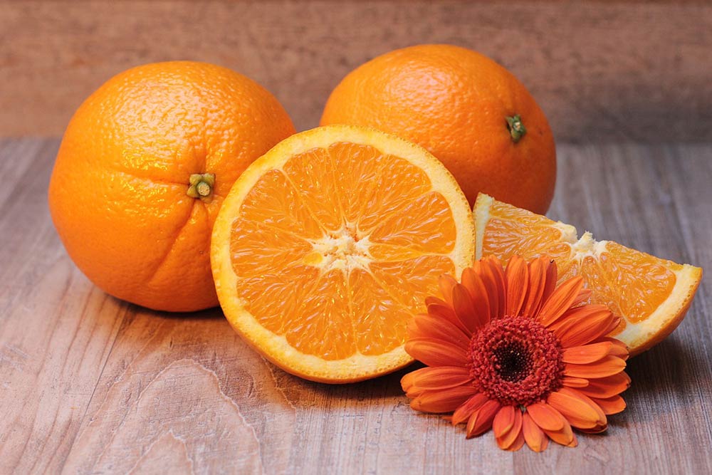 Les oranges sont un plus pour protéger la peau des rayons UV.