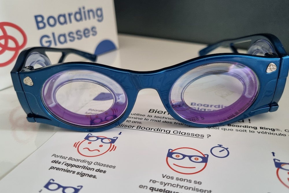 Boarding Glasses : une paire de lunettes contre le mal des transports
