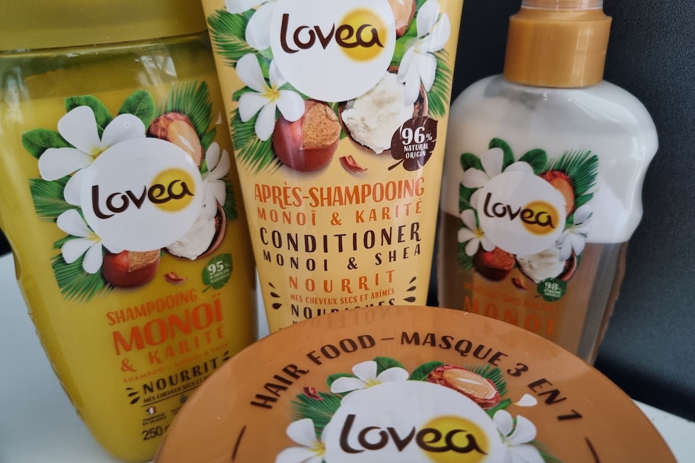 Lovea : une chevelure nourrie et hydratée avec la gamme Monoï et Karité