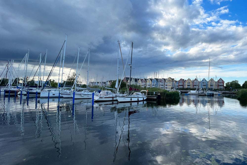 fin du jour sur la Baltique (Greifswald)