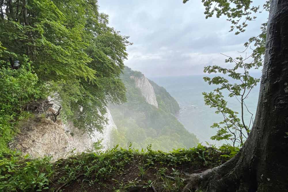 Echappée sur la mer depuis le Chemin du Romantisme (Rügen)