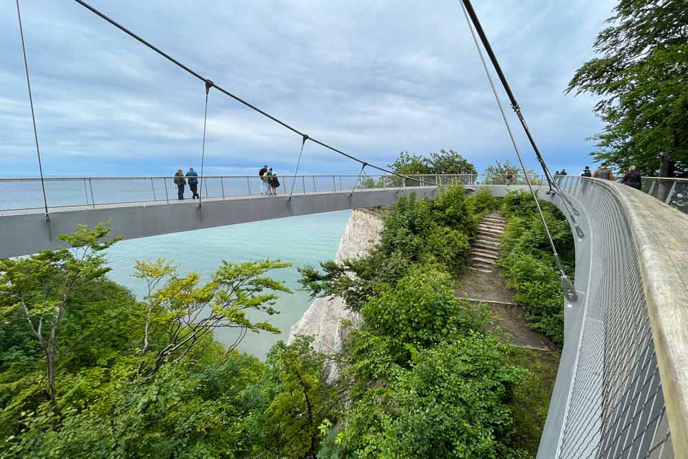 Friedrich - La nouvelle passerelle du centre Königsstuhl (Rügen)