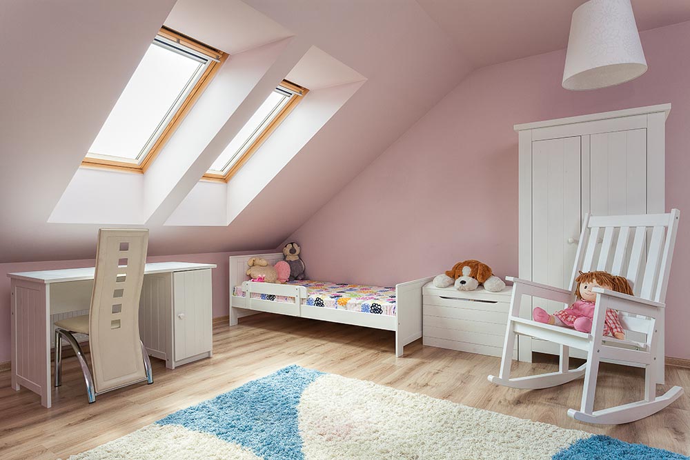 Theotherm - La couleur lilas rosa est parfaite pour une chambre d'enfant.