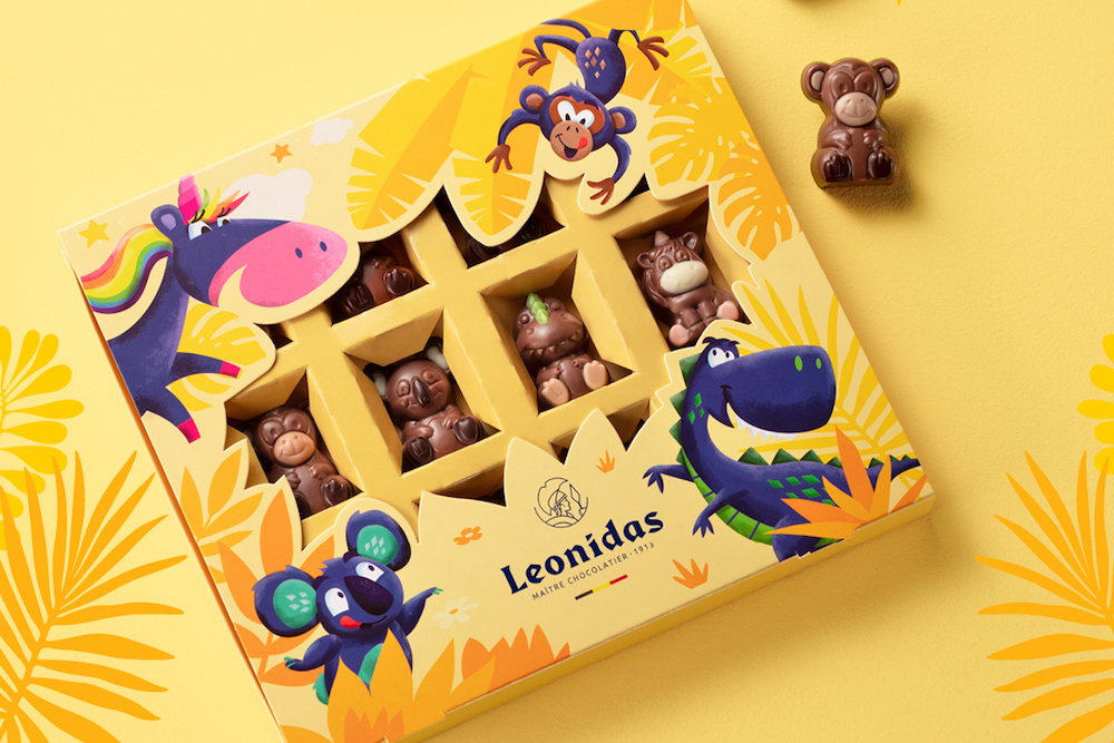 Leonidas : une rentrée gourmande avec les nouveaux chocolats 2D “animaux”