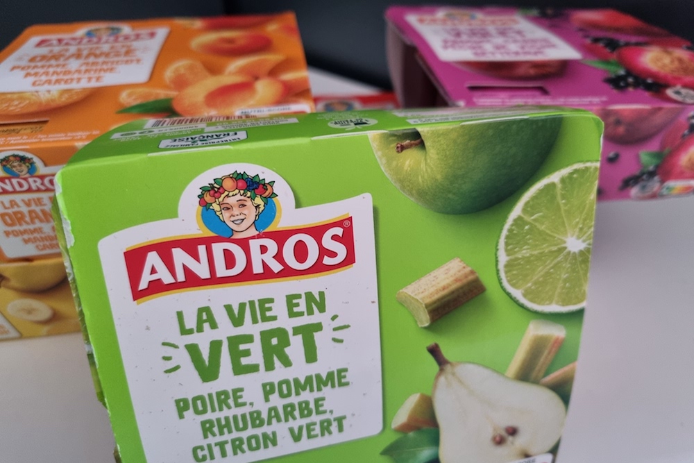 Andros : La Vie en Couleur se décline en cinq desserts fruitiers