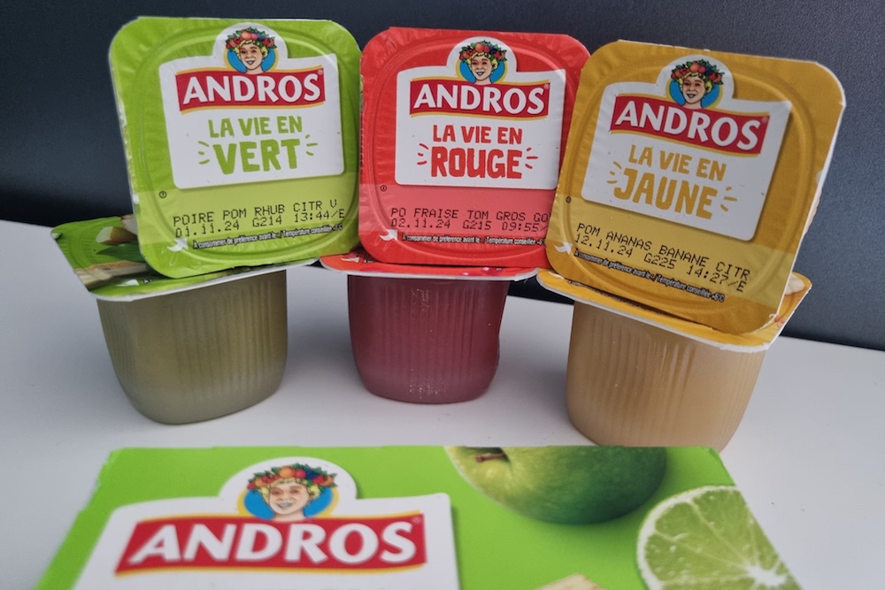 Andros : La Vie en Couleur se décline en cinq desserts fruitiers