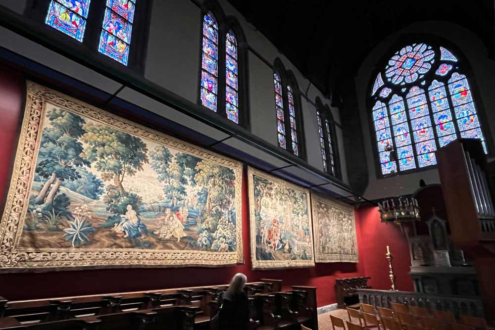 Marguerite - Le choeur de l’église Sint-Walburgakerk et ses tapisseries (Audenarde)