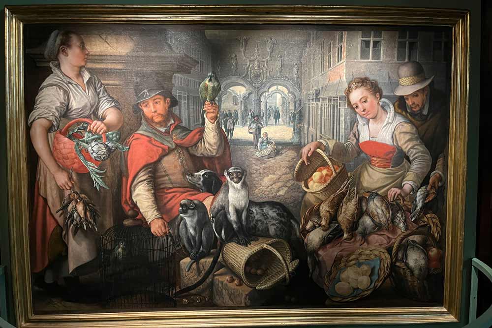 Vendeur d’animaux exotiques par Joachim Beuckelaer (MOU, Audenarde)