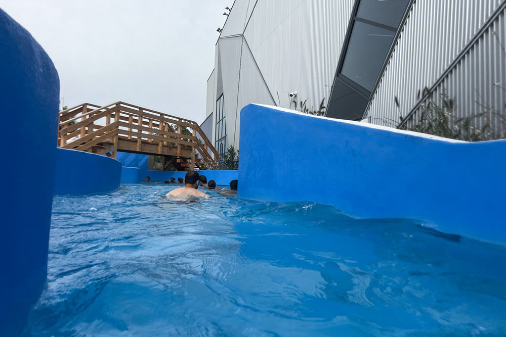 Aquascope - En extérieur avec ce parcours, on se laisse porter par un puissant courant.