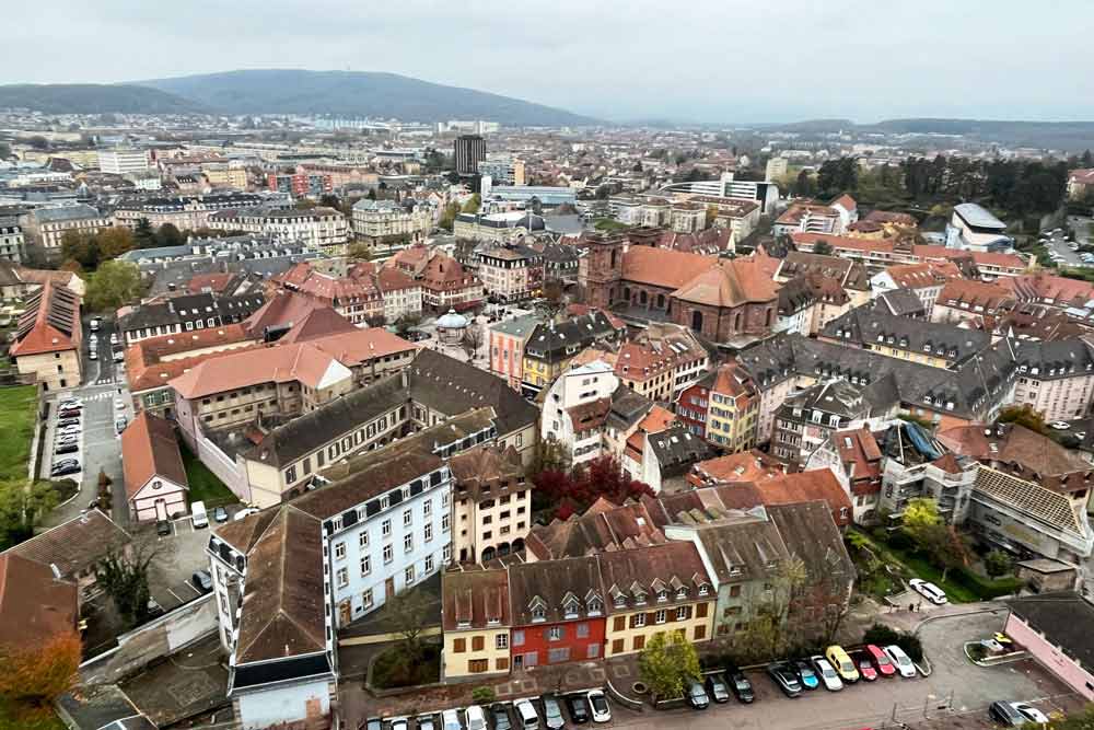 Vue sur Belfort depuis la Citadelle