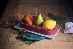 Délice Végétal - Bûche glacée fruits rouges mangue citron poire (vegan)