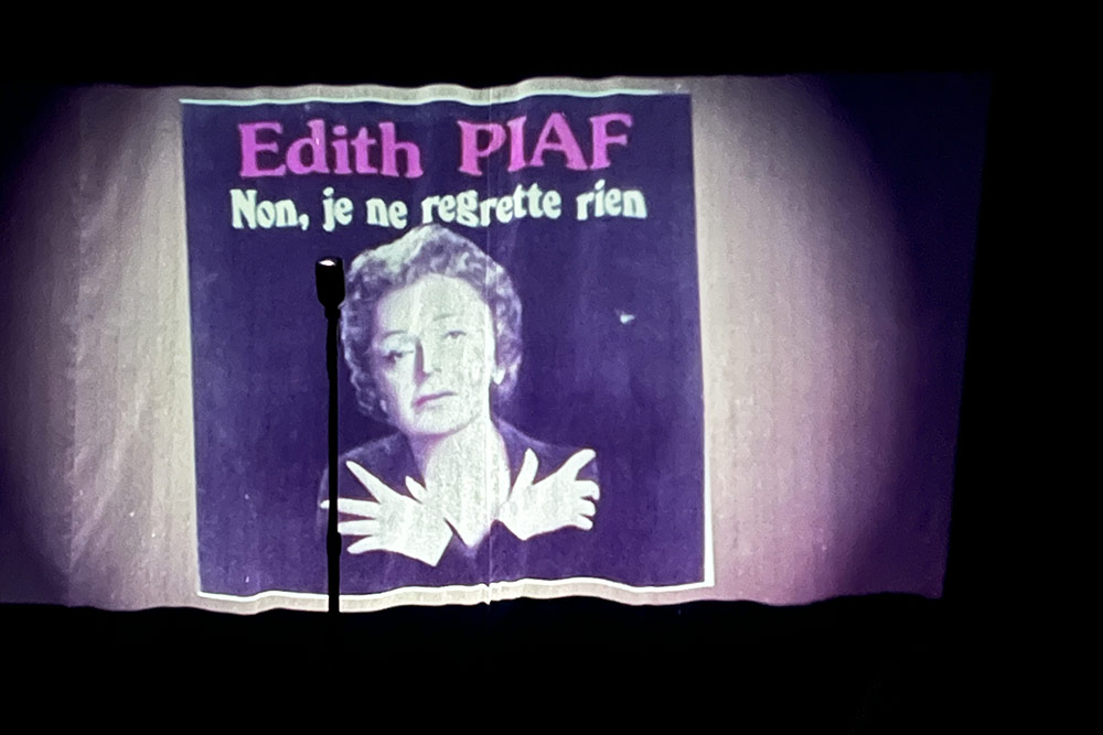 Edith Piaf à l'Olympia en 1961.